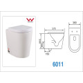 Washdown cerró el WC acoplado con la certificación de la marca de agua (A-6011)